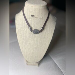 #23. Brown Boho Choker Necklace